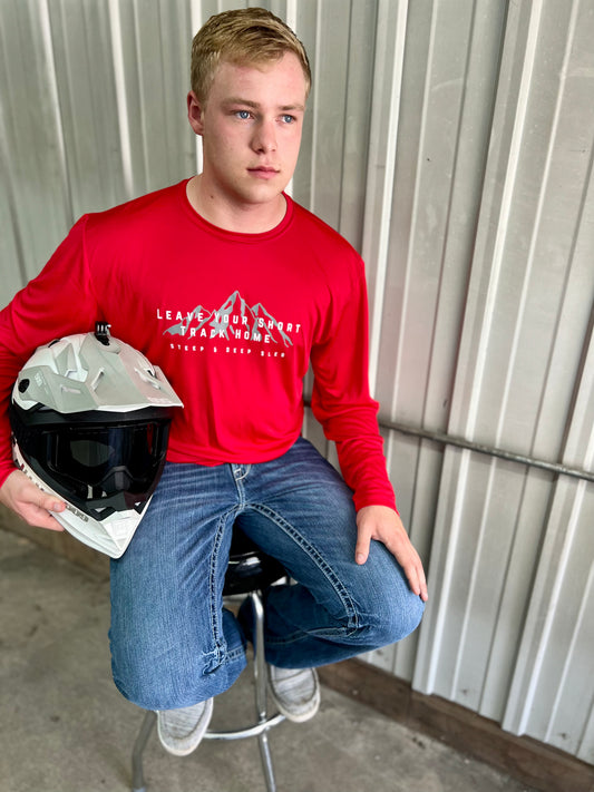 Leave Your Short Track HOME Red DriFit