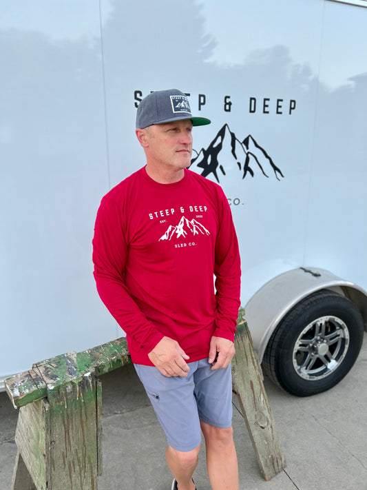 Altitudes Long Sleeve in Red