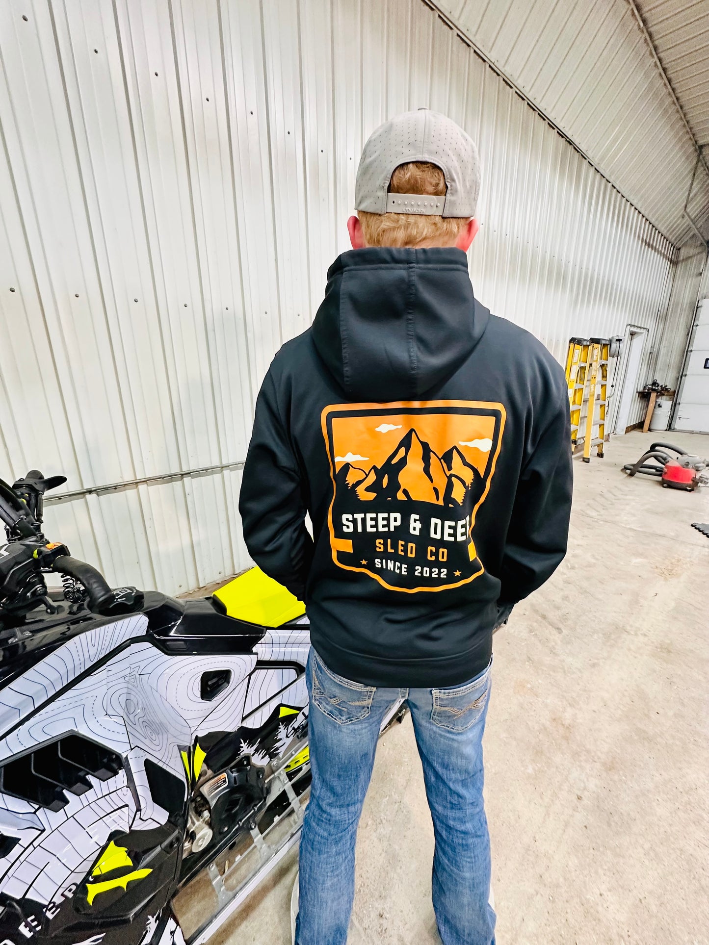 New Orange Logo Hoodie