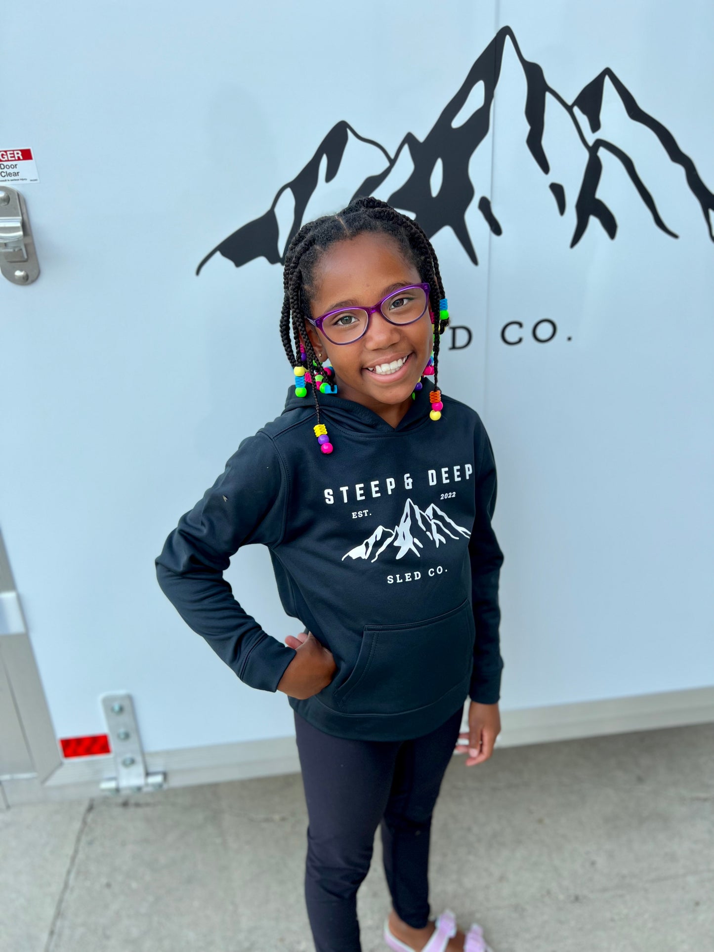 Youth Ascent Hoodie in Black