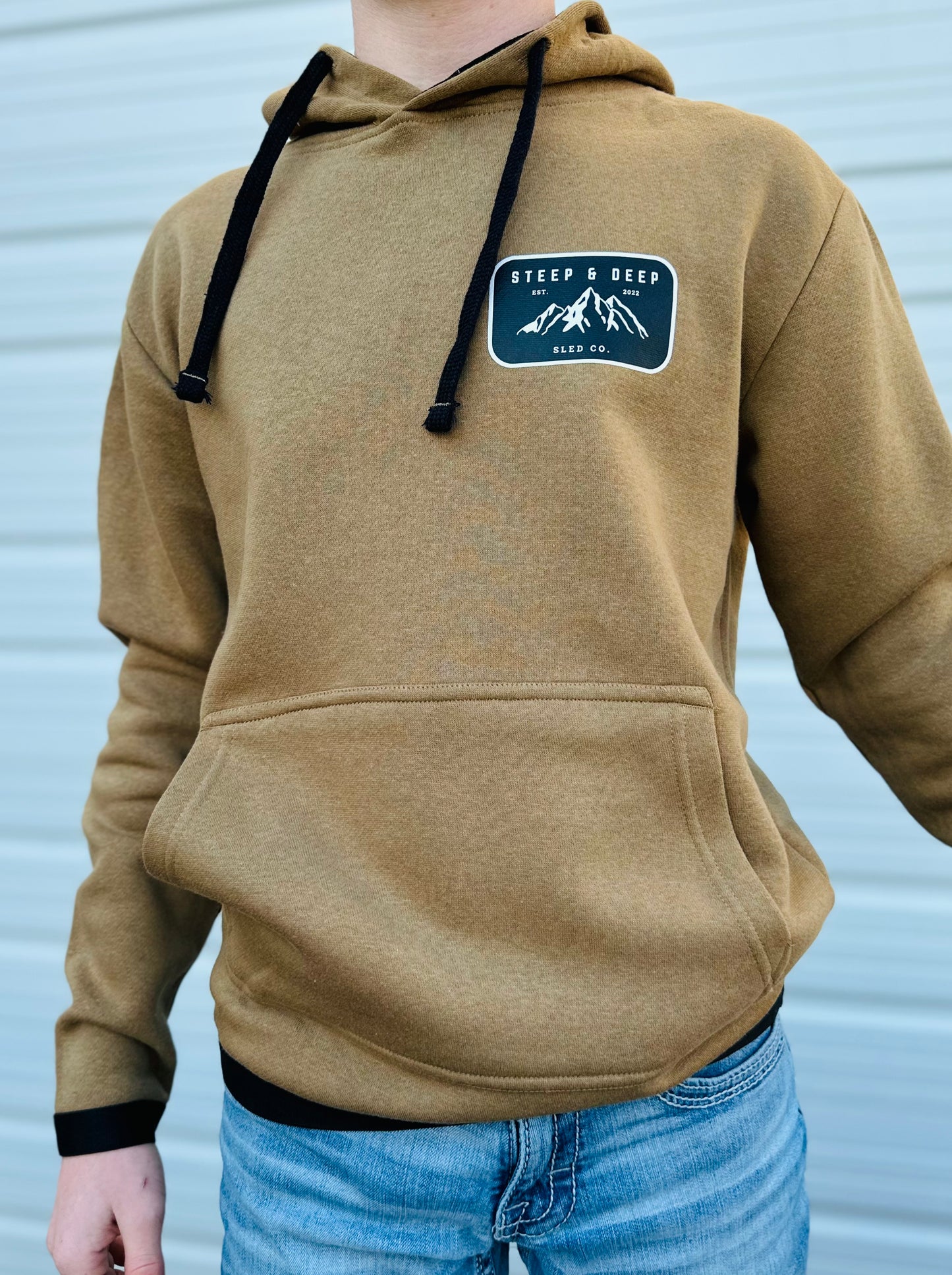 Two Stroke Hoodie in Coyote Brown