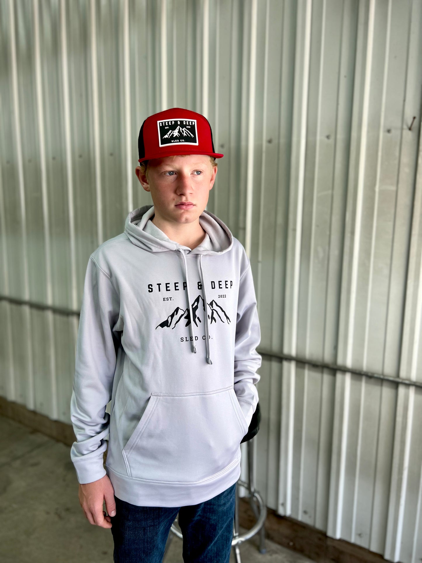 Ascent Hoodie in Silver