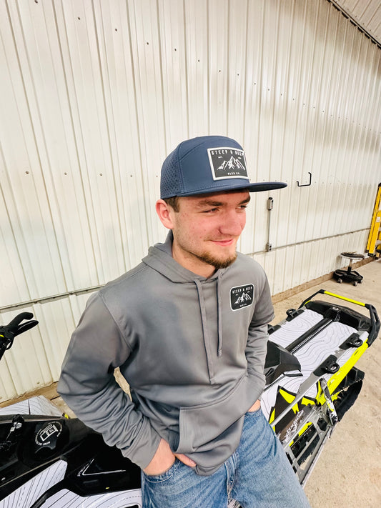 Patch Logo Charcoal Ascent Hoodie