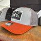 Gray/Orange Richardson 112 Hat